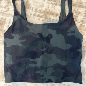 Old Navy Camouflage Tank Top - Green and Black
